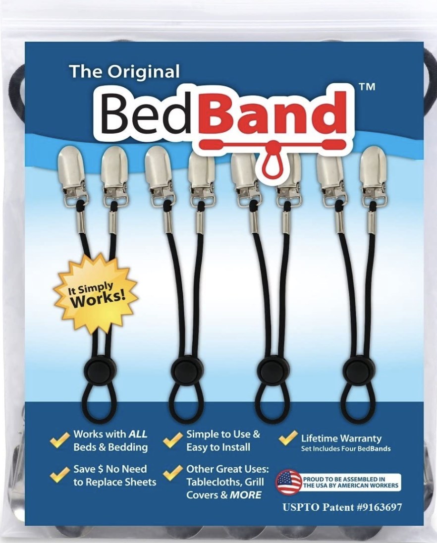 Bed Band Bed Sheet Holder, Gripper, Suspender and Strap