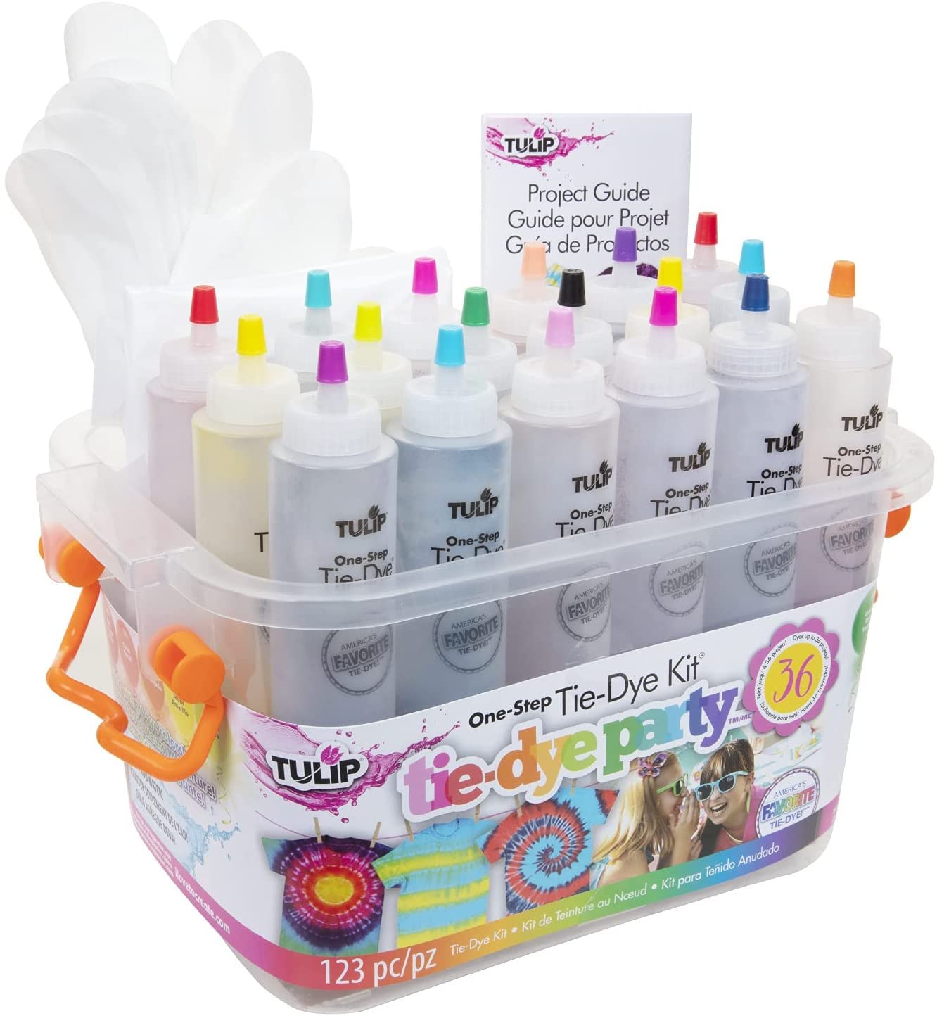 Tulip One-Step Tie-Dye Party All-in-1 Fashion Design Kit